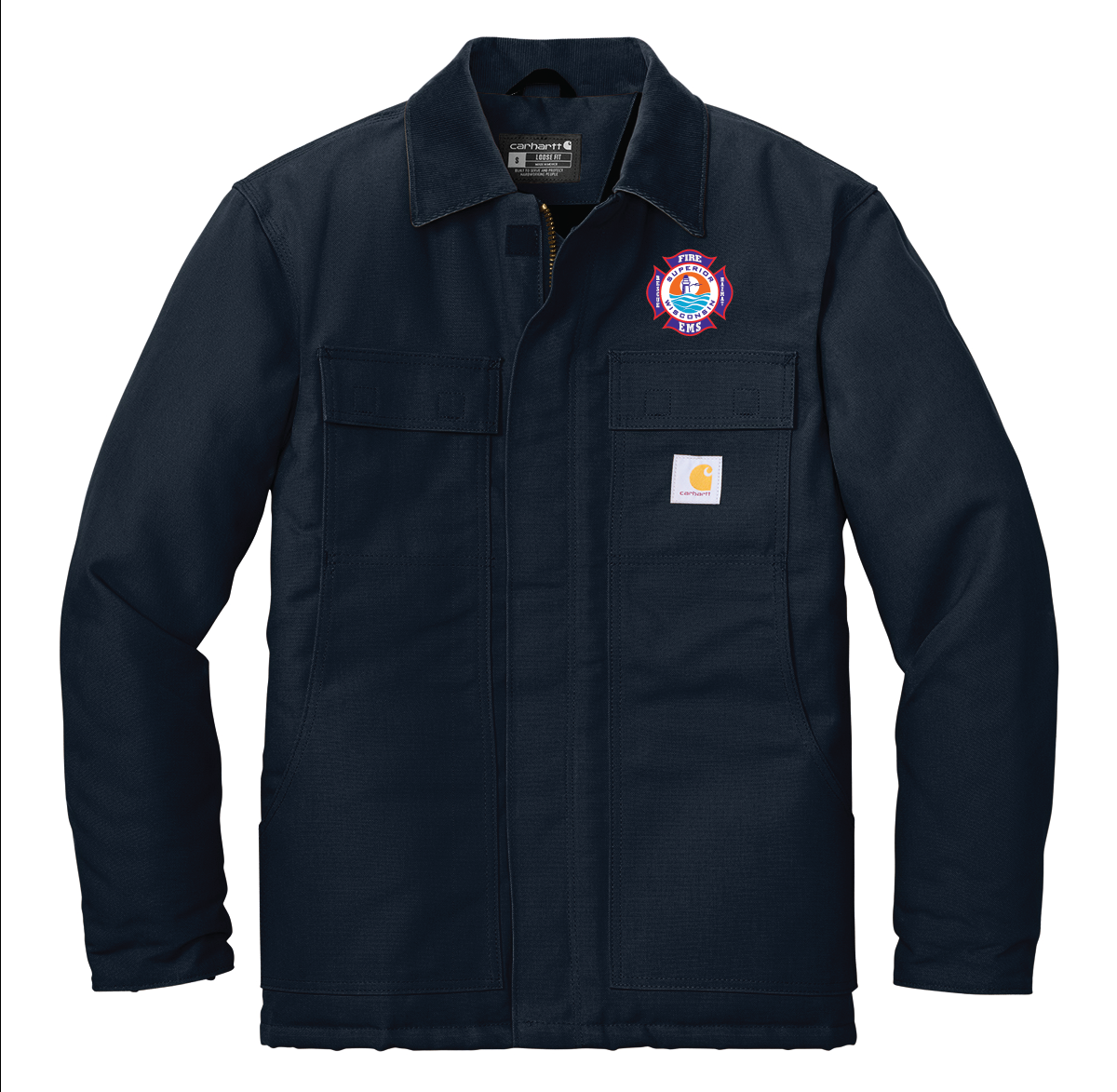 Carhartt ® Duck Traditional Coat Dark Navy Style #CT106674 - SFD Carhartt ® Duck Traditional Coat Dark Navy Style #CT106674 - SFD