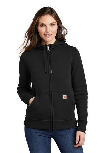 I9) CT102788 Carhartt Women's Clarksburg Full-Zip Hoodie - SHEARCORE