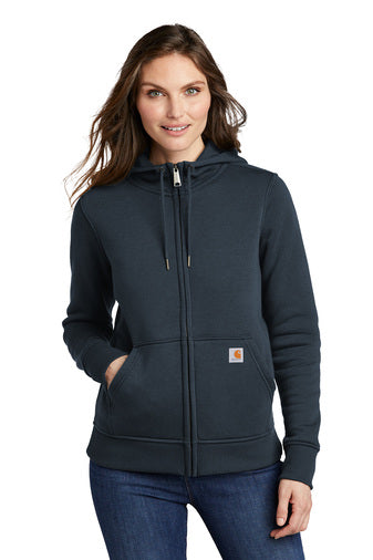 I9) CT102788 Carhartt Women's Clarksburg Full-Zip Hoodie - OILQUICK