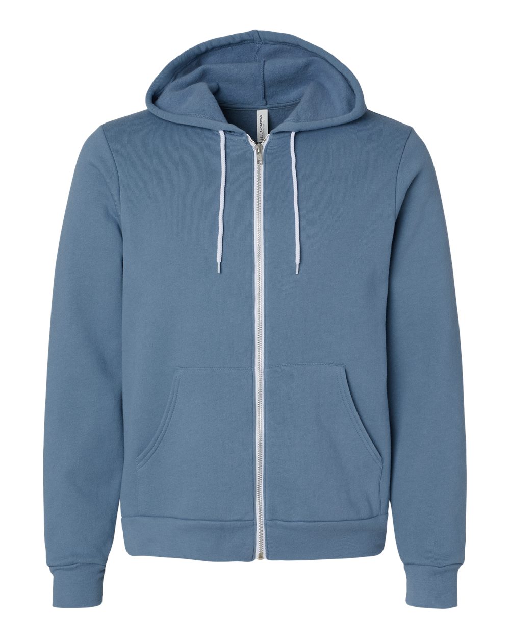 D) BELLA + CANVAS Unisex Sponge Fleece Full-Zip Hoodie Sweatshirt - #3739 - IST