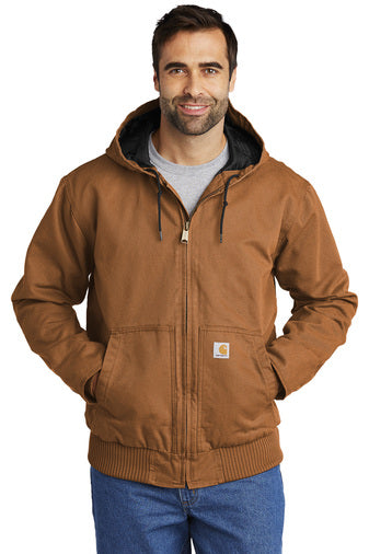 F2) CT104050 Carhartt Washed Duck Active Jac - SHEARCORE