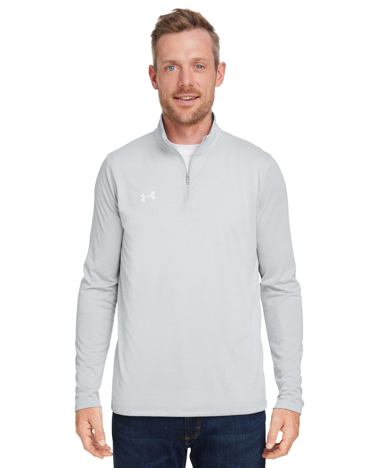 C2) 1376844 Under Armour Men's Team tech Quarter Zip - ROCKZONE AMERICAS