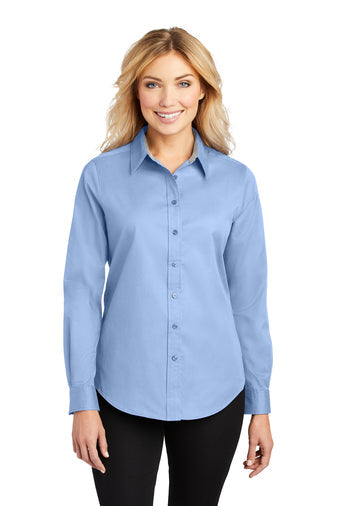 H4) L608 Port Authority Ladies Long Sleeve Easy Care Shirt - EXODUS GLOBAL