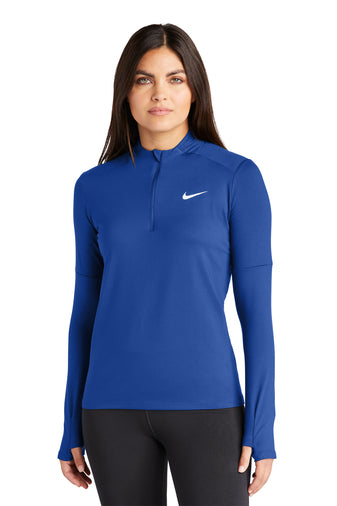 I1) NKDH4951 Nike Ladies Dri-FIT Element 1/2 Zip Top - OILQUICK