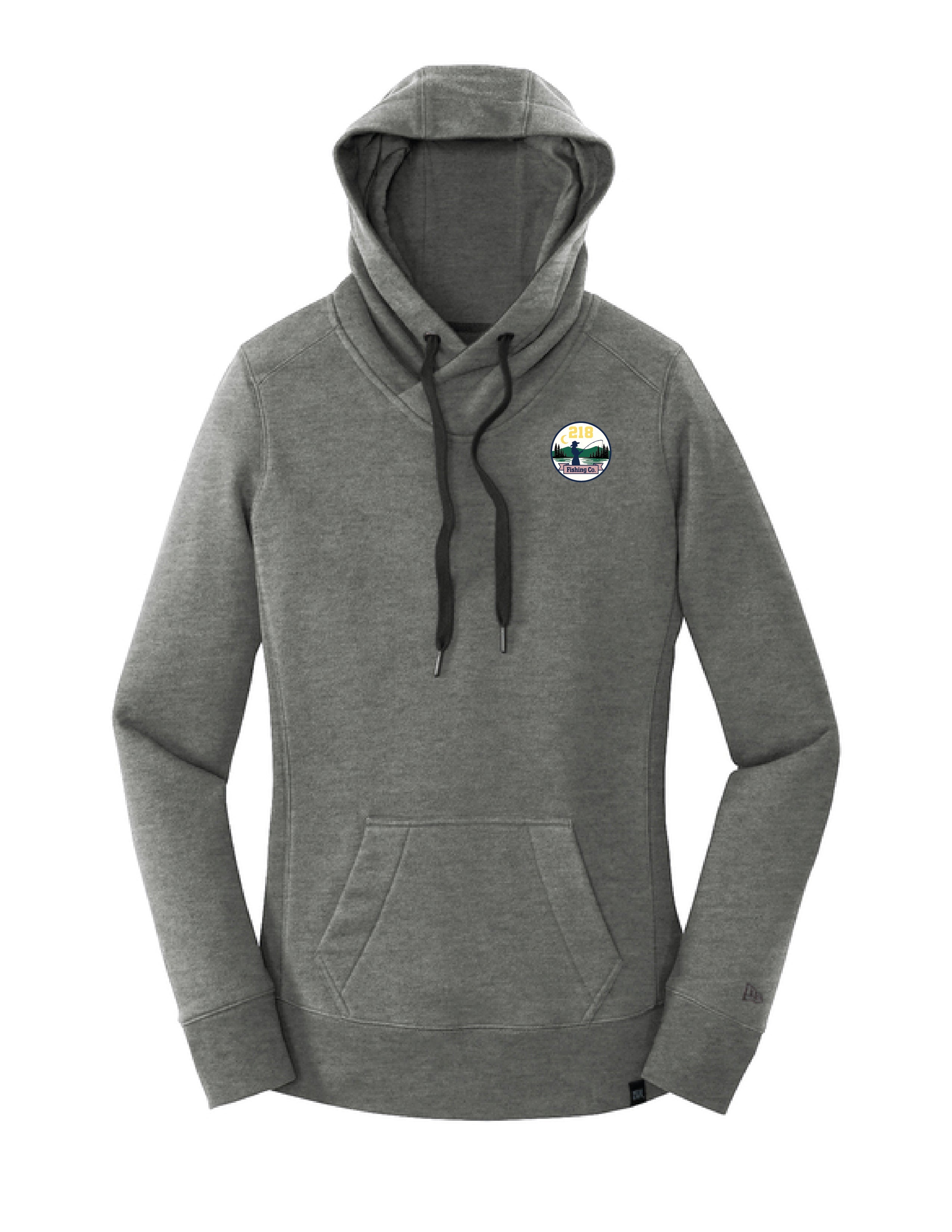 4 ) #LNEA500 WOMENS NEW ERA FRENCH TERRY PULLOVER HOODIE - 218