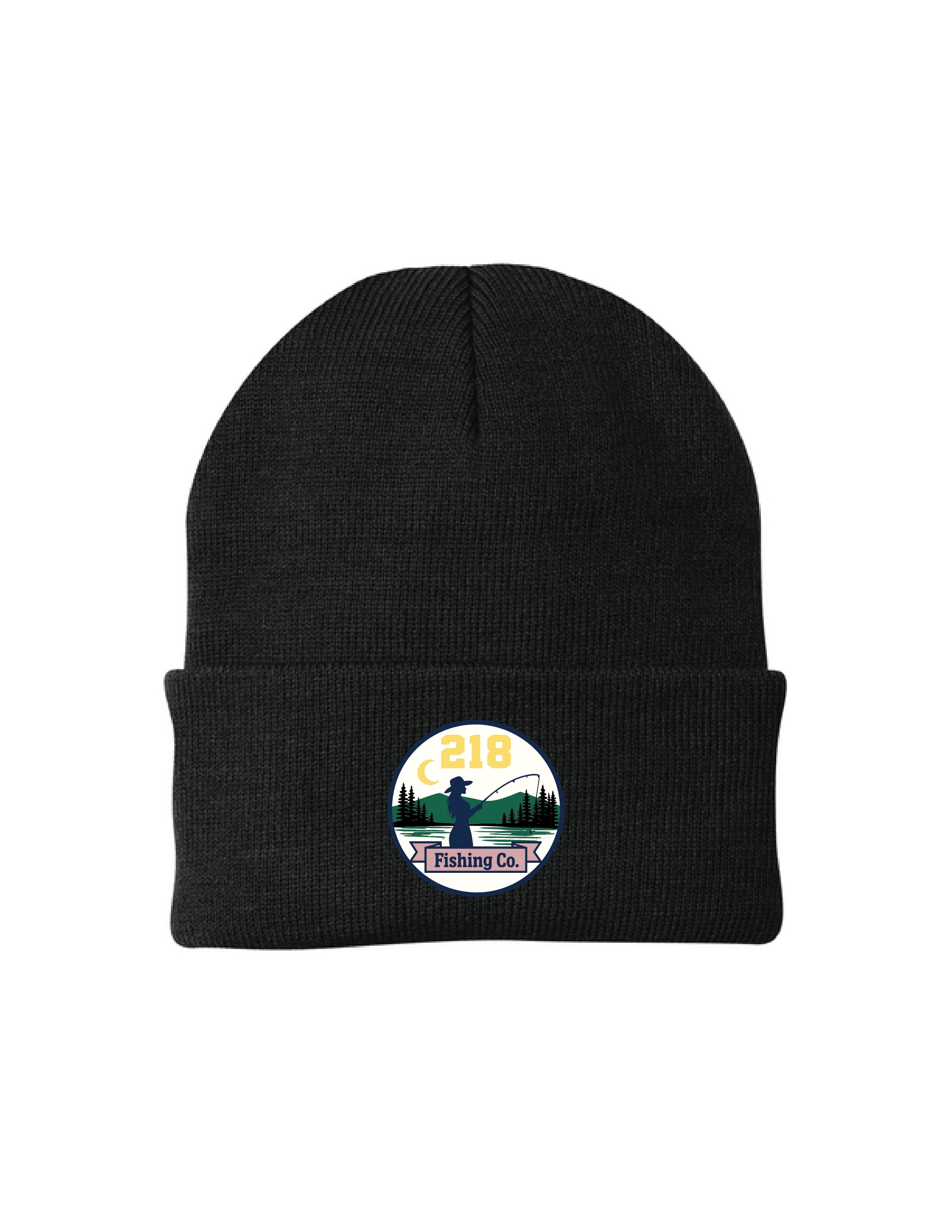 12 ) #CP90 PORT AUTHORITY CUFFED KNIT CAPS - 218