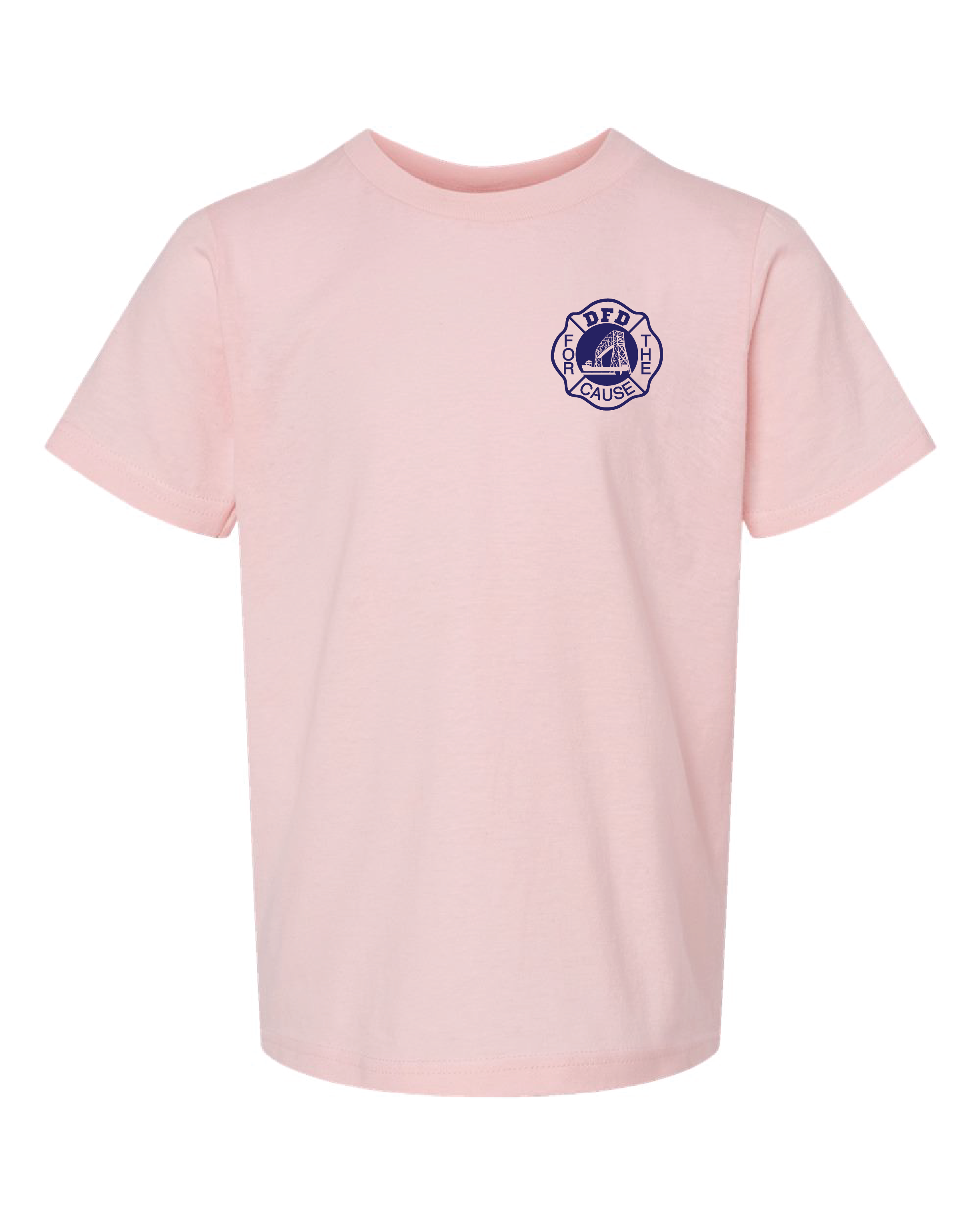 C)Tultex Youth Fine Jersey T-Shirt - #235 - DFD For The Cause