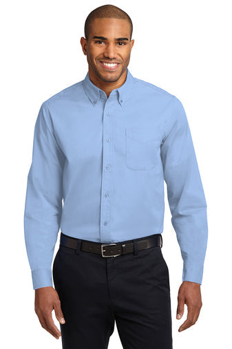 B6) S608 Port Authority Long Sleeve Easy Care Shirt - CONNECT WORK TOOLS