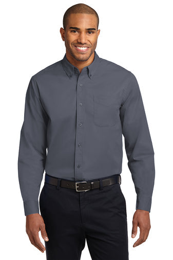 B6) S608 Port Authority Long Sleeve Easy Care Shirt - BLADECORE