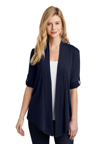 8) (A) STYLE # L543  PORT AUTHORITY LADIES CONCEPT SHRUG