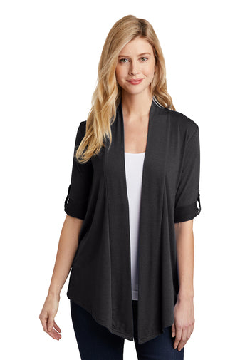 8) (D) STYLE # L543  PORT AUTHORITY LADIES CONCEPT SHRUG