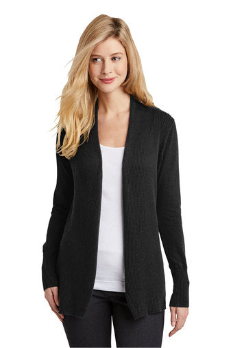 6) (A) STYLE # LSW289 LADIES OPEN FRONT CARDIGAN