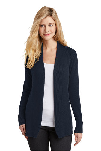 6) (D) STYLE # LSW289 LADIES OPEN FRONT CARDIGAN