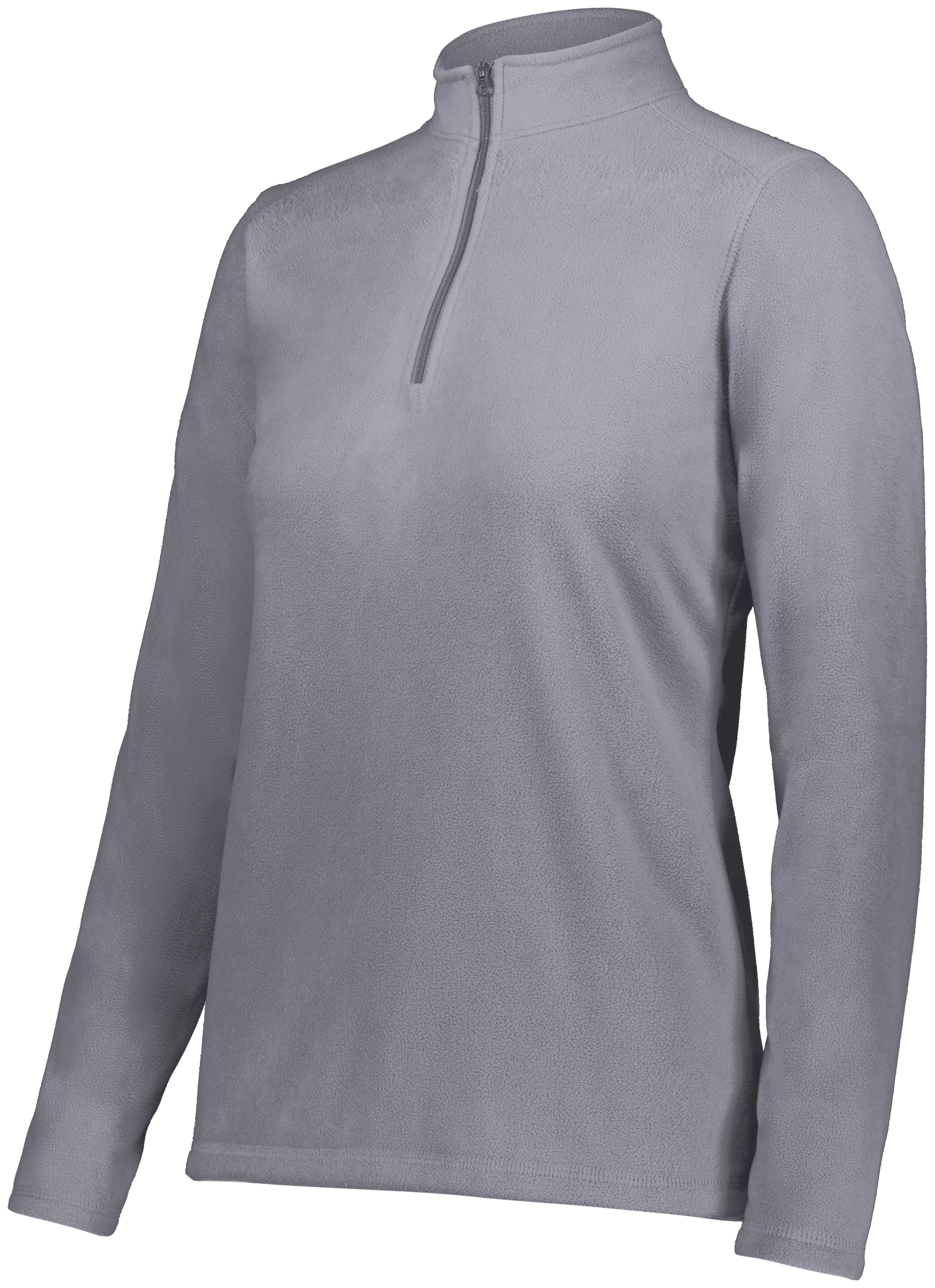 I2) 6864 Augusta Ladies Micro-Lite Fleece 1/4 Zip Pullover - BLADECORE