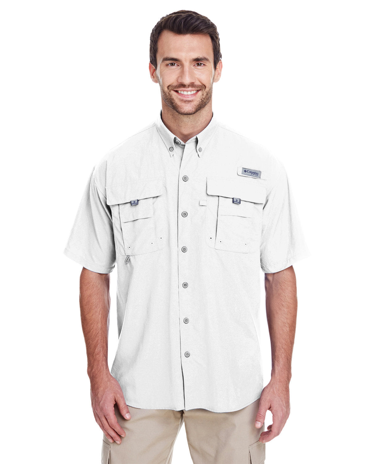 B1) 7047 Columbia Men's Bahama ll Short-Sleeve Shirt - CONNECT WORK TOOLS