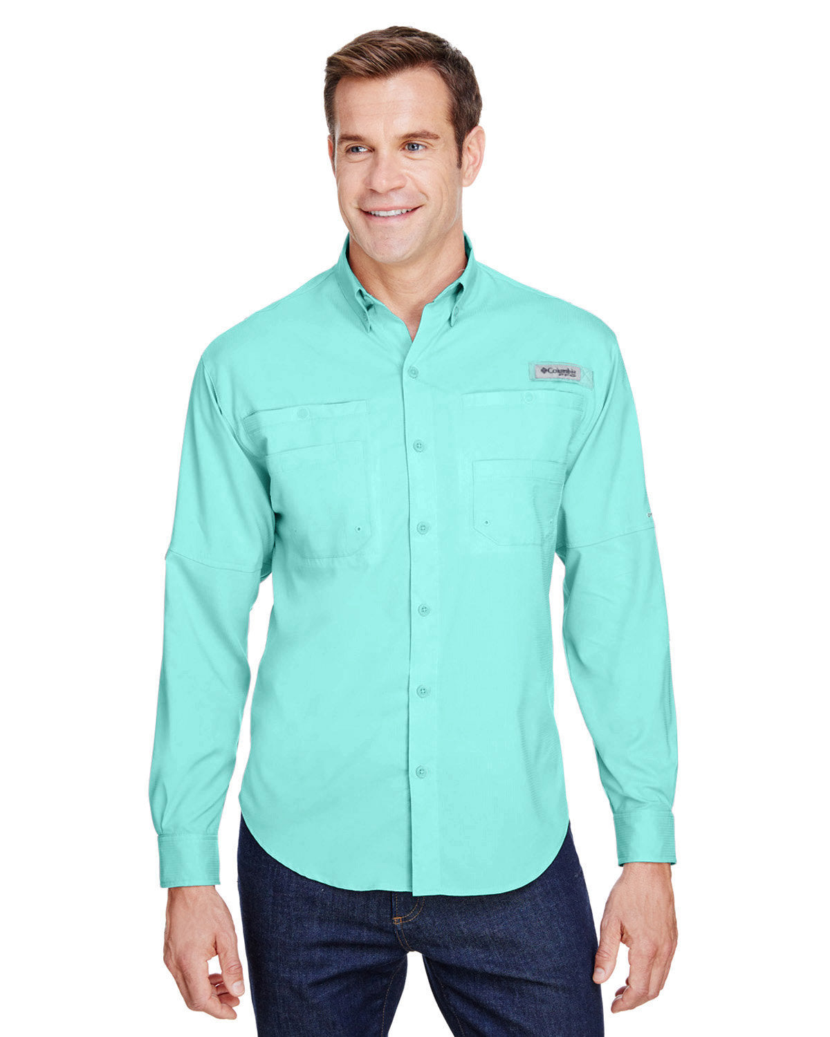 B4) 7253 Men's Tamiami ll Long-Sleeve Shirt - CONNECT WORK TOOLS