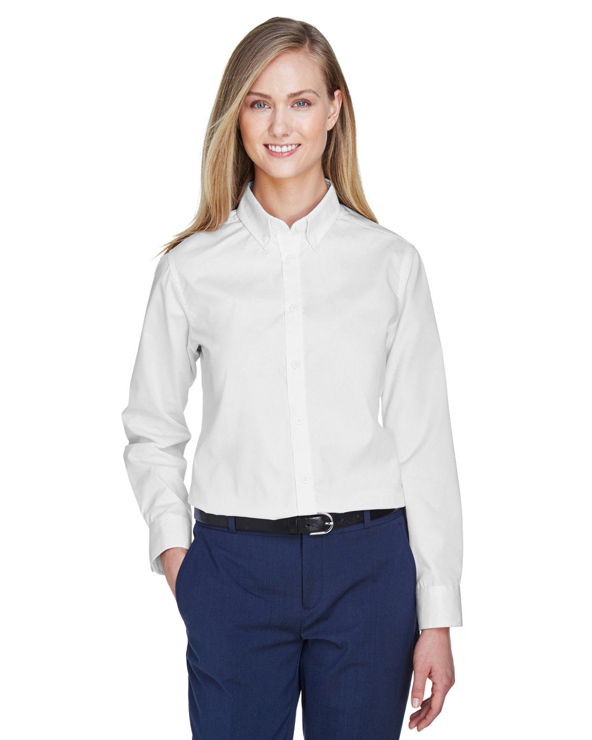 H3) 78193 CORE365 Ladies' Operate Long Sleeve Twill - SHEARCORE