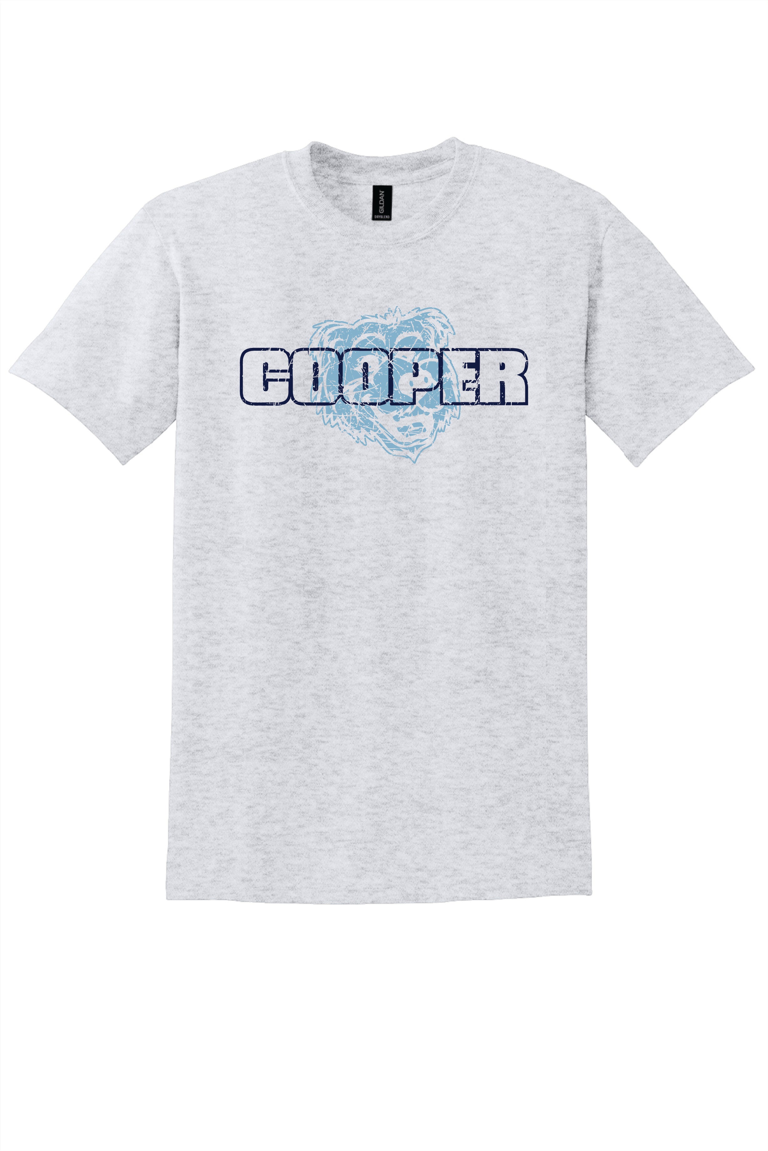 16A) 8000  Gildan® Dry Blend® 50 Cotton/50 Poly T-Shirt (Cooper)