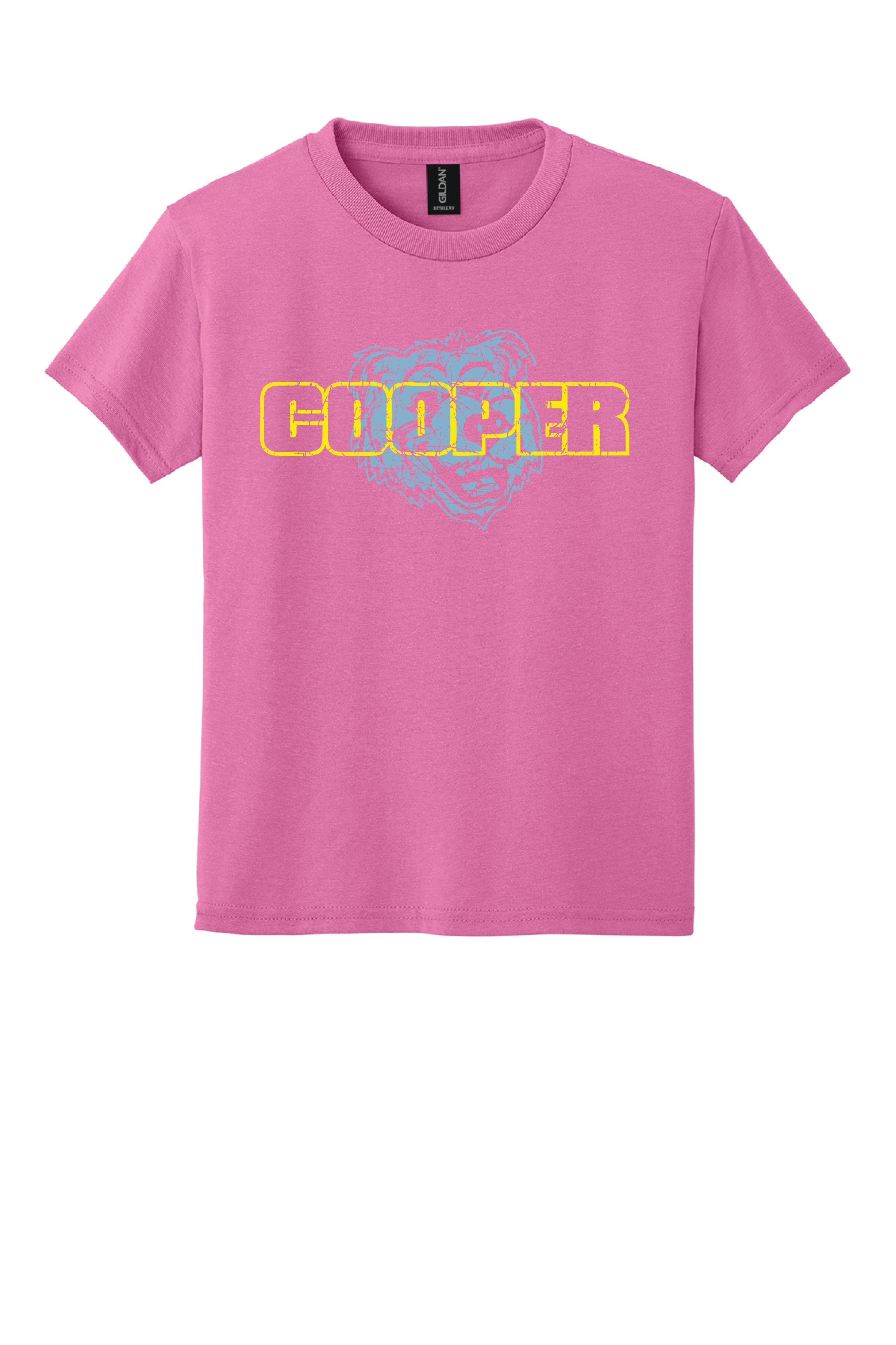 17A) 8000B  Gildan® Youth Dry Blend® 50 Cotton/50 Poly T-Shirt (Cooper)