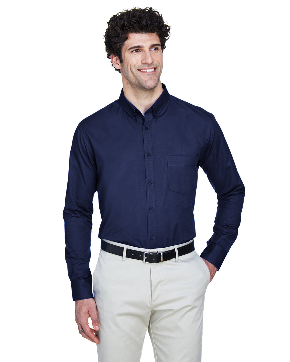 B91) 88193 CORE365 Men's Operate Long-Sleeve Twill Shirt - BLADECORE