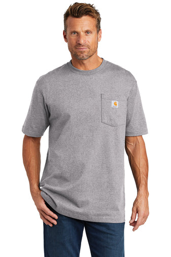 D2) CTK87 Carhartt Workwear Pocket Short Sleeve T-Shirt - OILQUICK