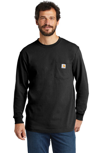 D3) CTK126 Carhartt Workwear Pocket Long Sleeve T-Shirt - SHEARCORE