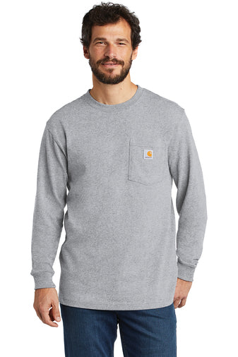 D3) CTK126 Carhartt Workwear Pocket Long Sleeve T-Shirt - SHEARCORE