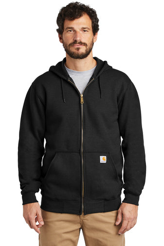 E3) CTK122 Carhartt Midweight Hooded Zip-Front Sweatshirt - BLADECORE