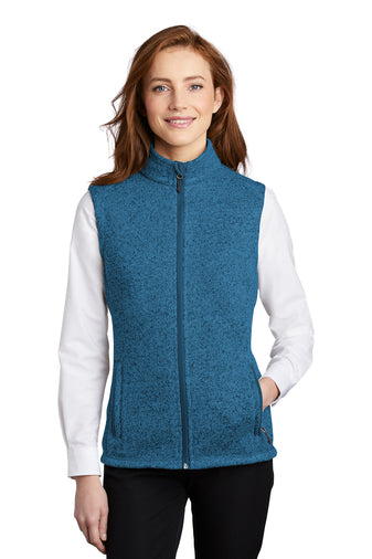 4) (D ) STYLE # L236 LADIES SWEATER FLEECE VEST