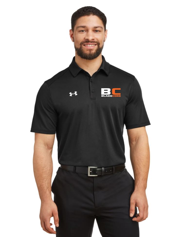 A1) 1370399 Under Armour Men's Tech Polo - BLADECORE