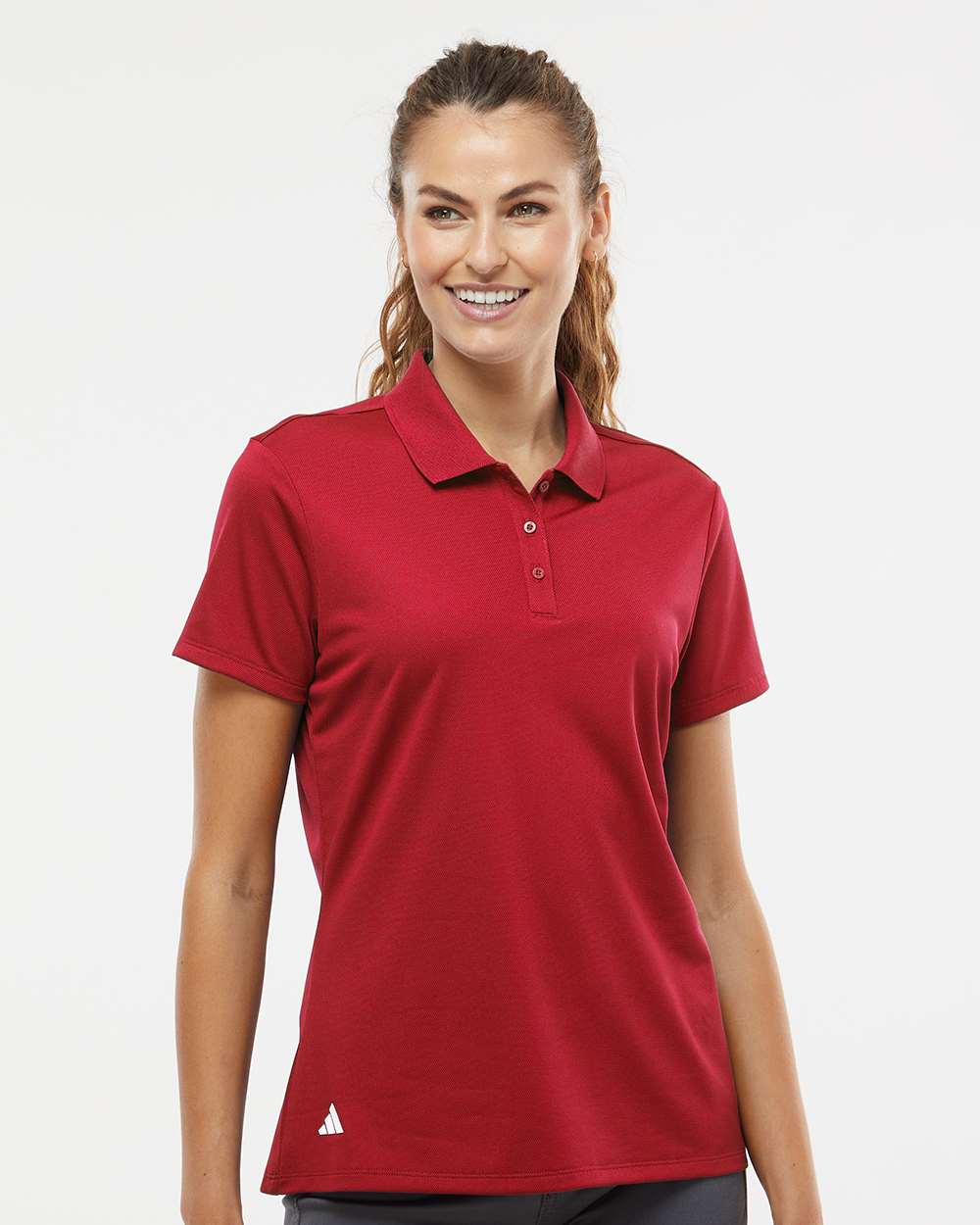 H1) A431 Adidas - Women's Basic Sport Polo - SHEARCORE