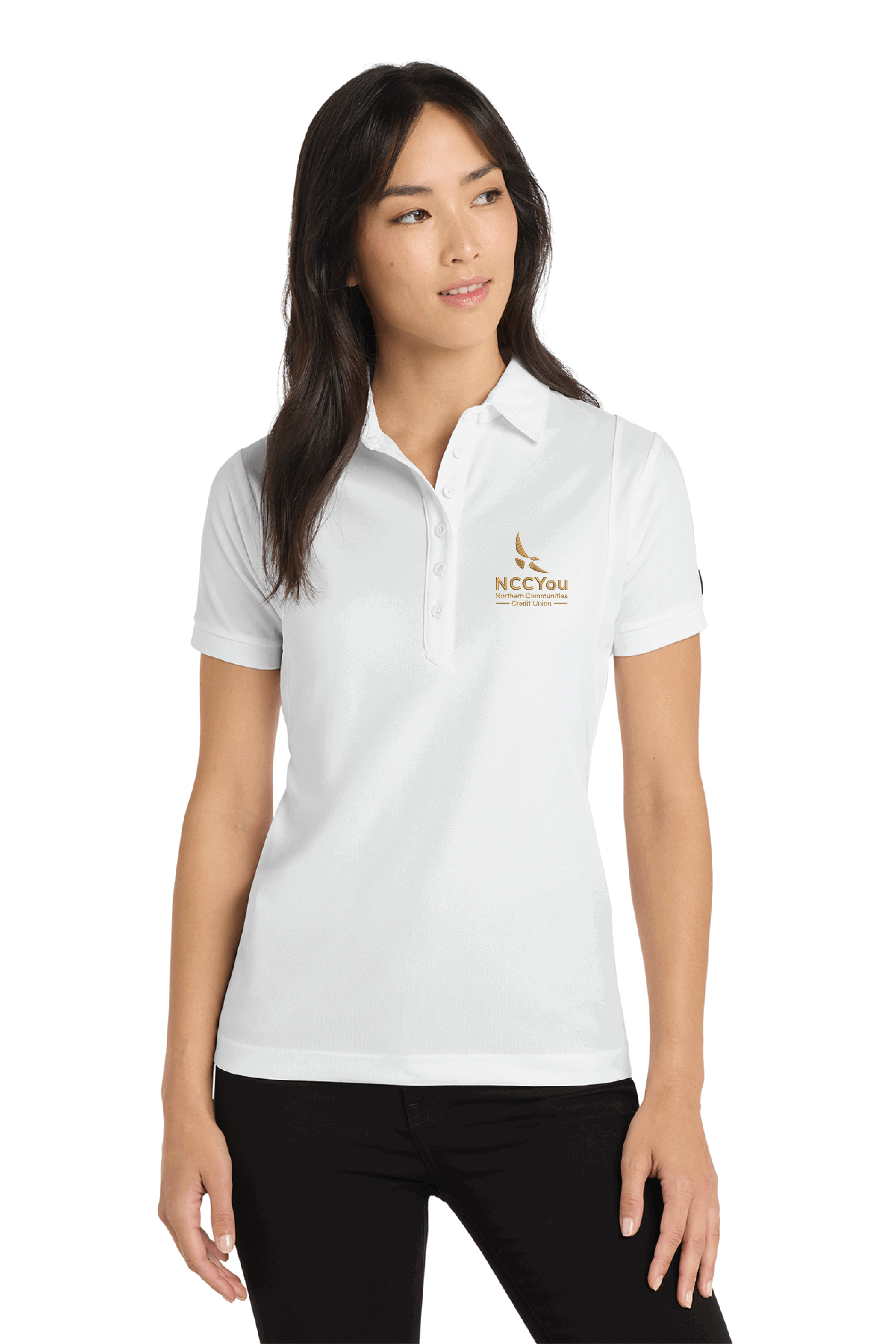 3 ) STYLE # LOG101 OGIO LADIES JEWEL POLO - NCCU