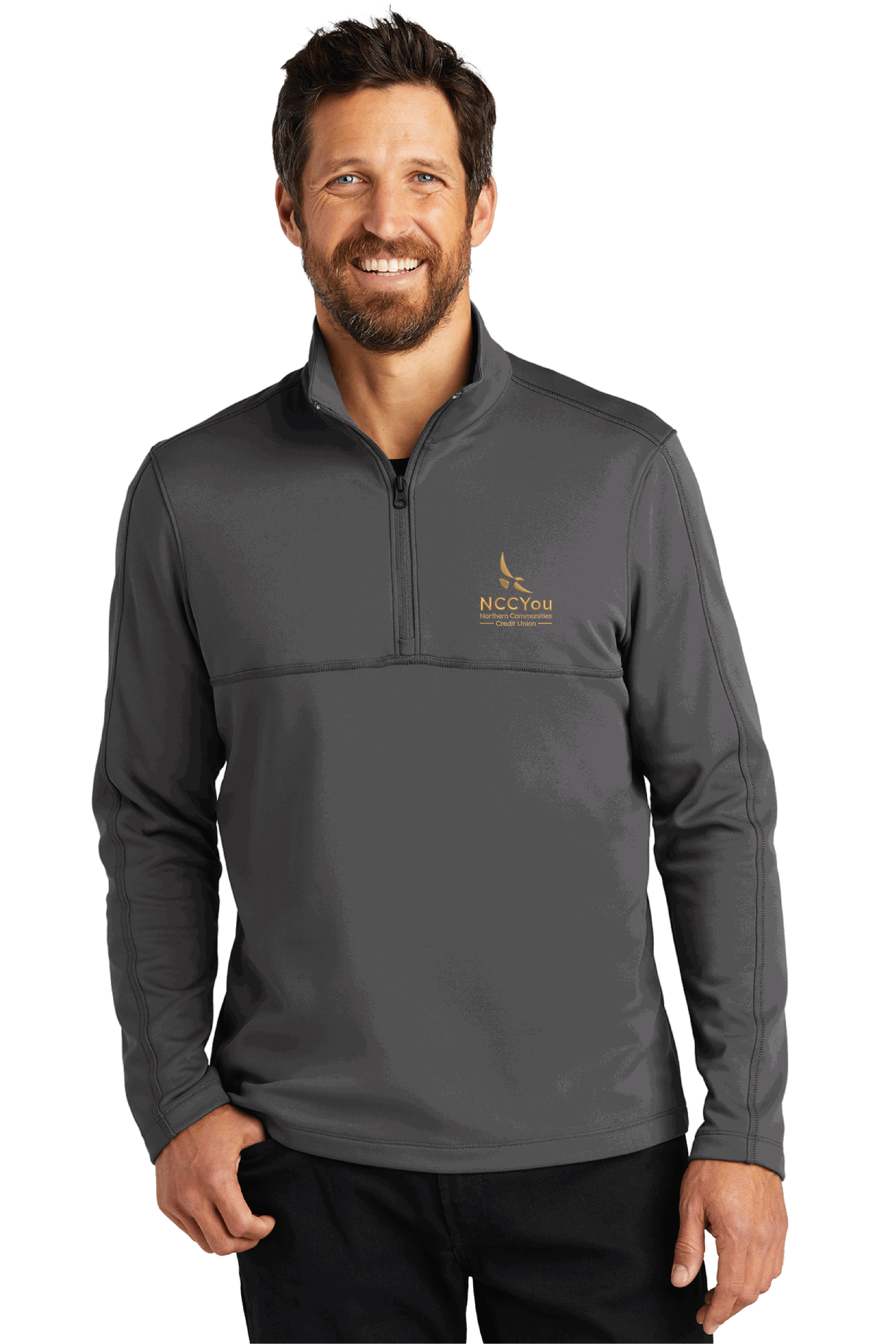 17)  STYLE #F804 PORT AUTHOITY SMOOTH FLEECE 1/4 ZIPS - NCCU