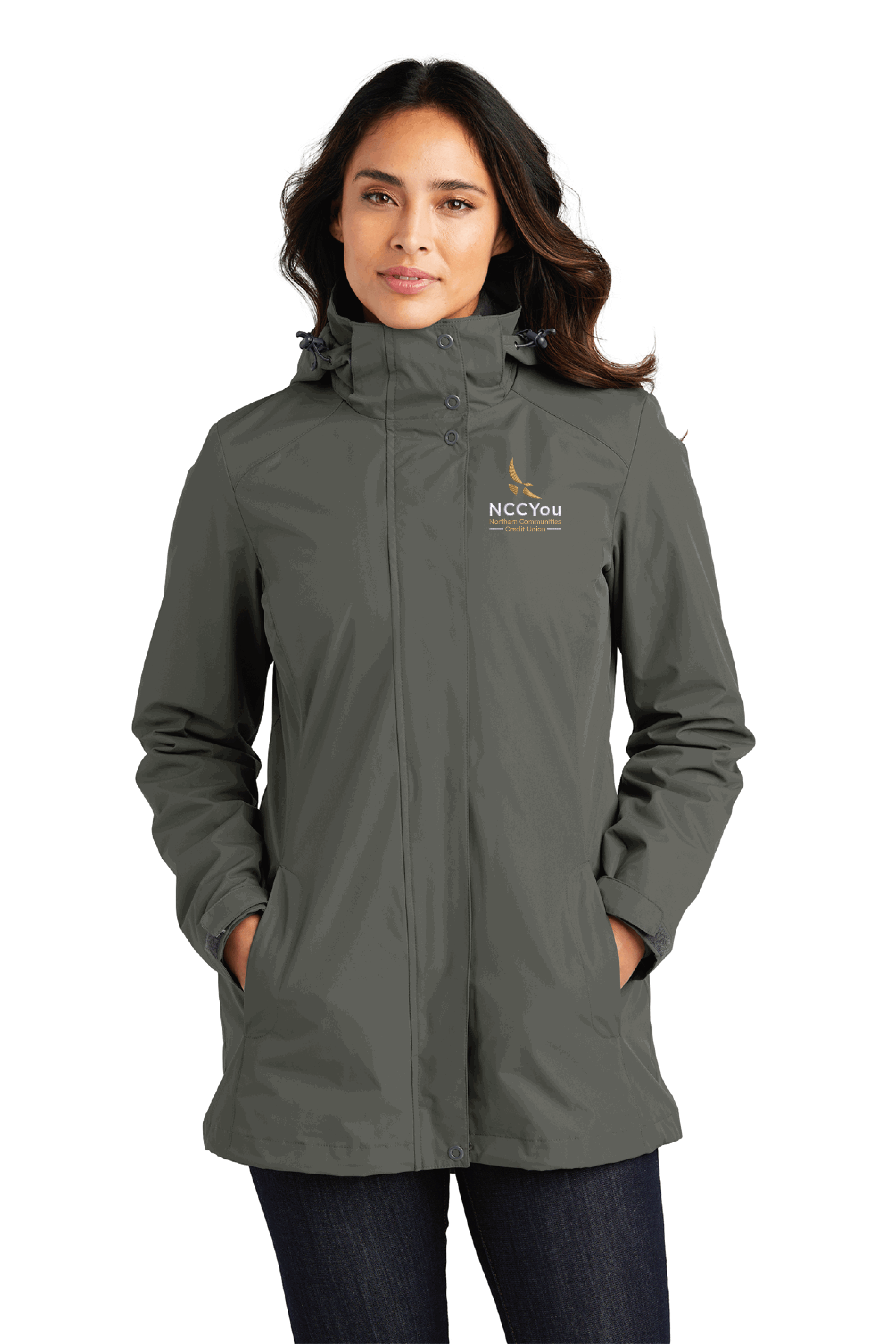 30) L123 PORT AUTHORITY LADIES 3 IN 1 JACKET - NCCU