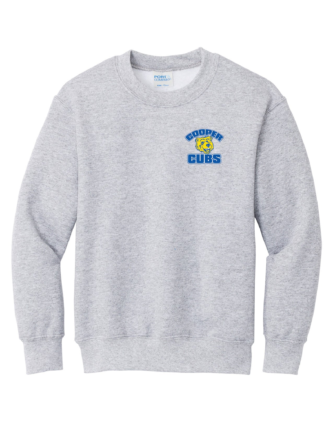 4B) PC90Y  Port & Co™ Youth Core Fleece Crewneck Sweatshirt ( cooper)