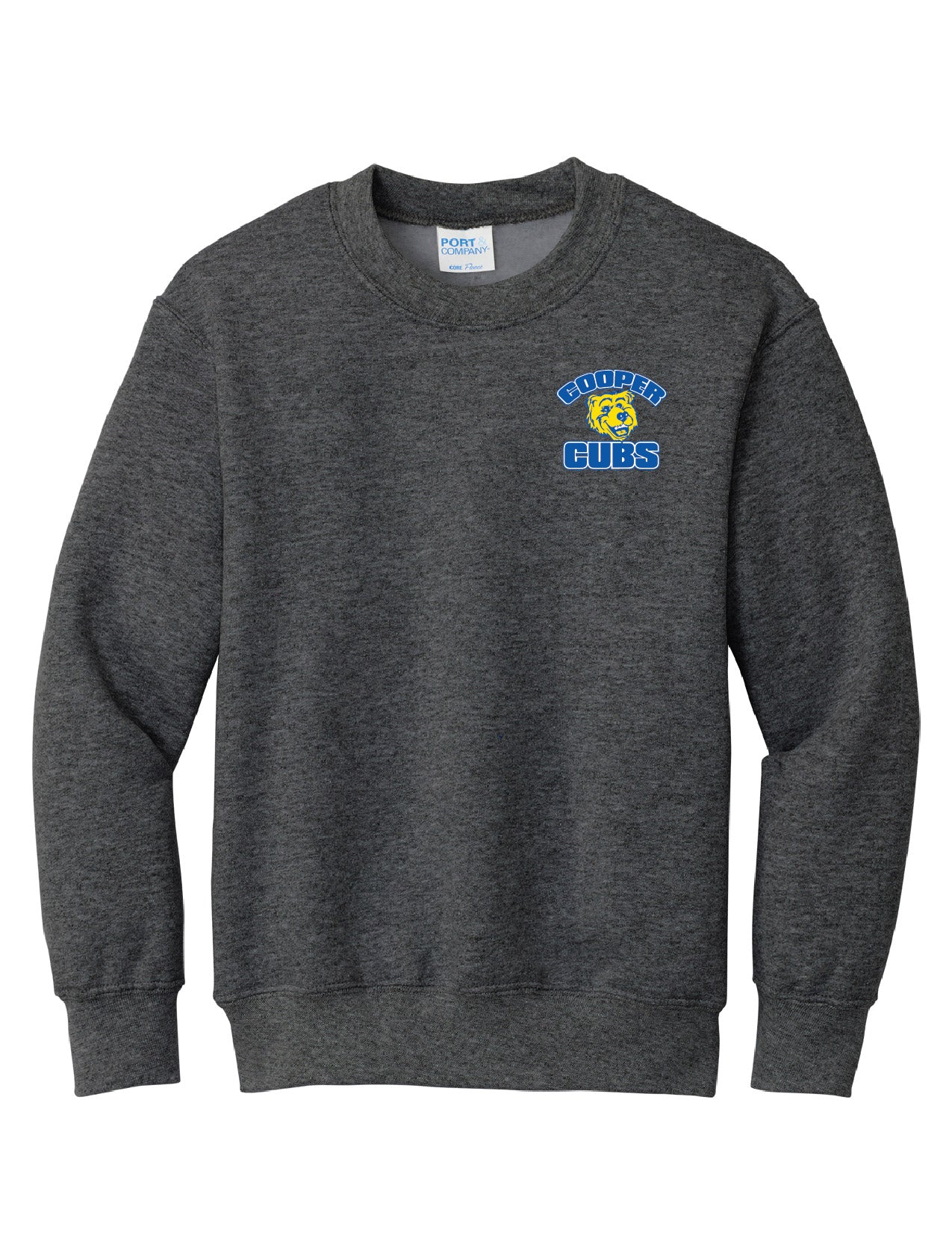 4B) PC90Y  Port & Co™ Youth Core Fleece Crewneck Sweatshirt ( cooper)
