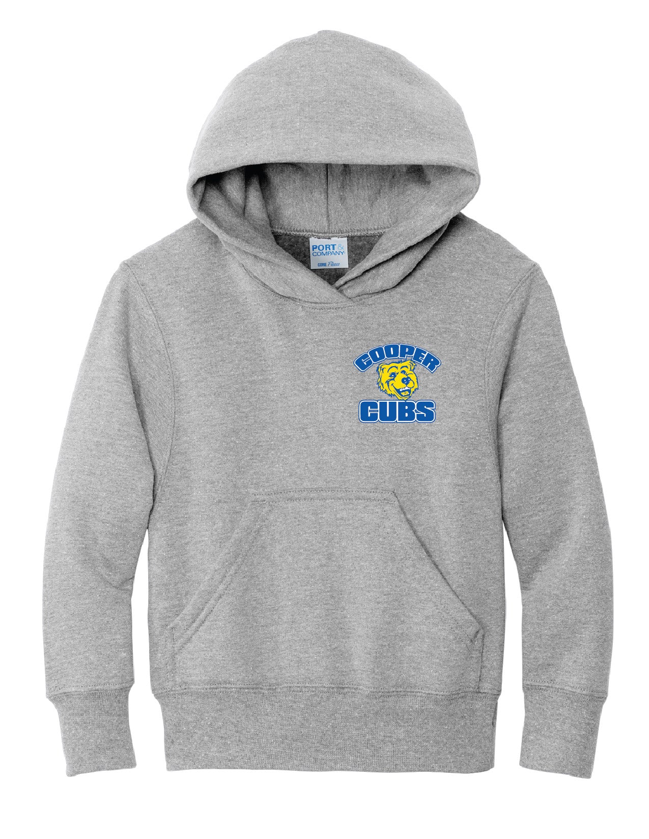3B) PC90YH  Port & Co™ Youth Core Fleece Pullover Hooded Sweatshirt ( cooper )