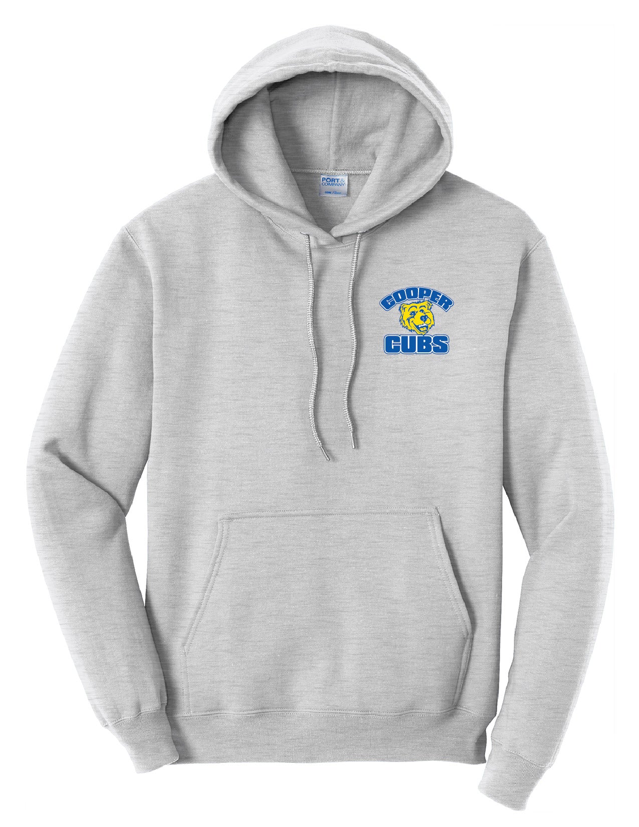 1A )PC78H  Port & Co™ Core Fleece Pullover Hooded Sweatshirt ( cooper )