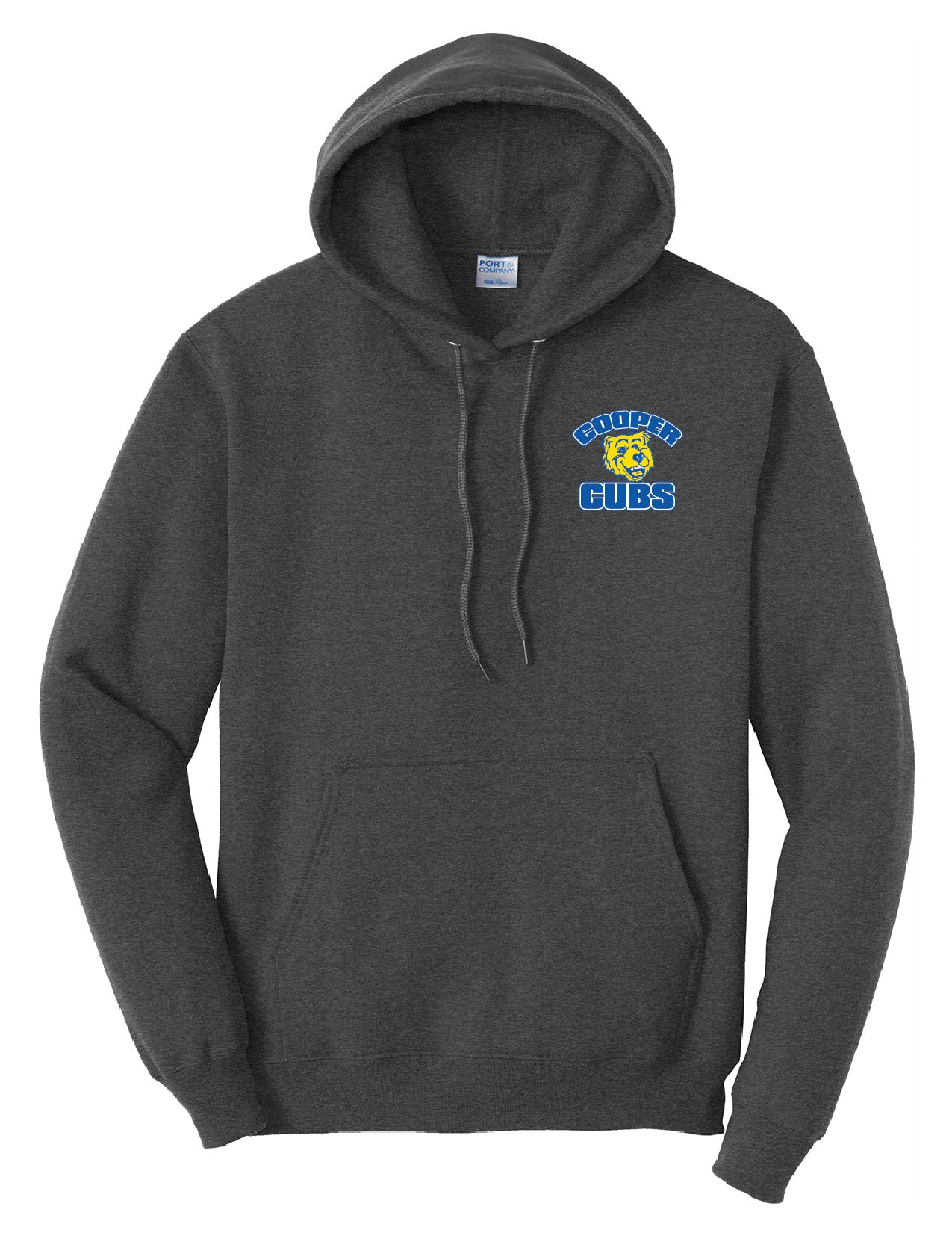 1 B) PC78H  Port & Co™ Core Fleece Pullover Hooded Sweatshirt ( cooper )
