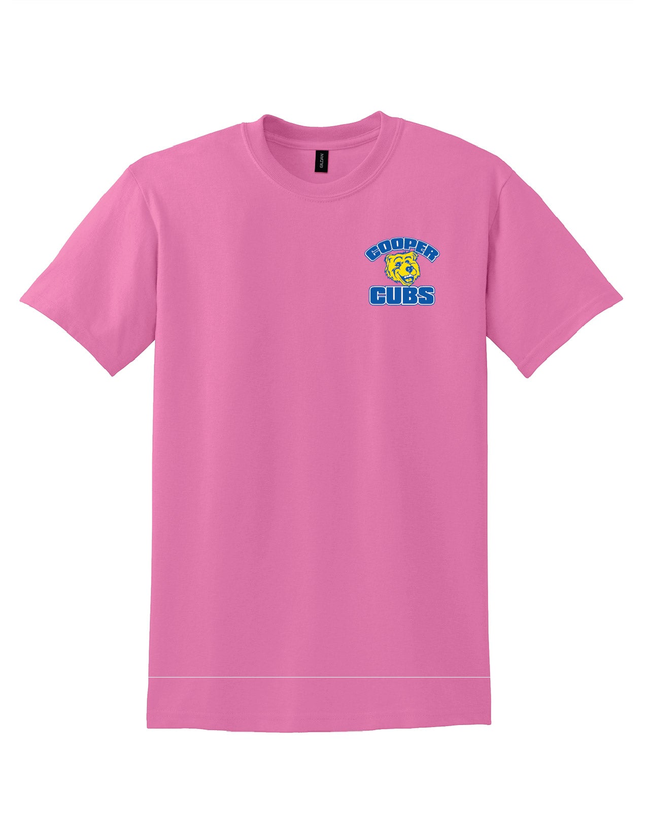 7B) 8000  Gildan® Dry Blend® 50 Cotton/50 Poly T-Shirt (cooper)