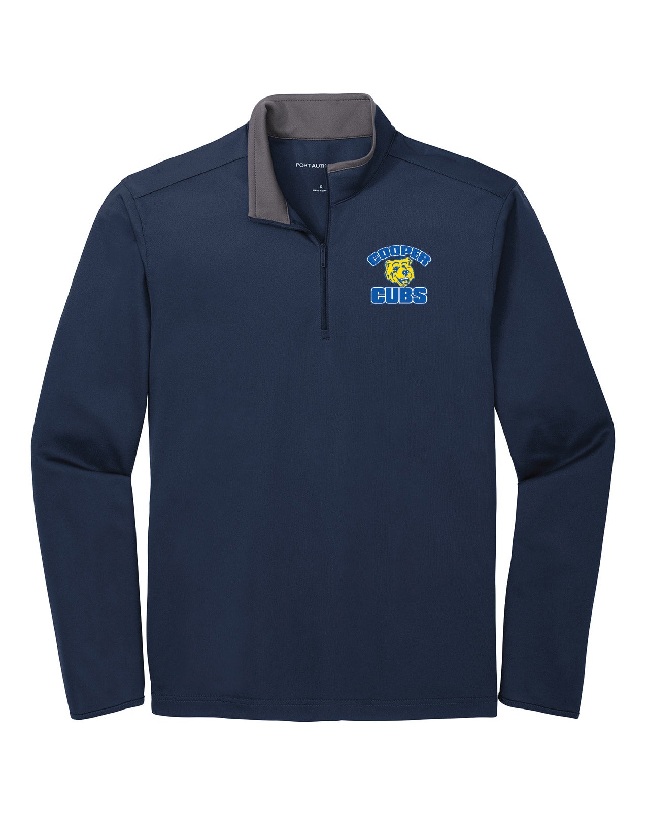 11B) K584 Regular Port Authority® Silk Touch™ Performance 1/4-Zip ( cooper )