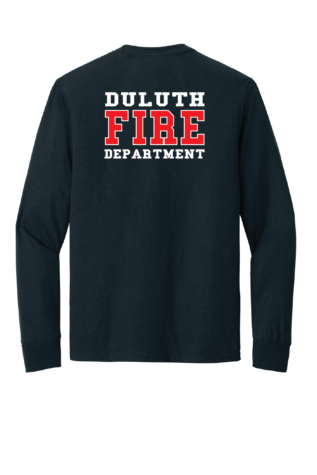 C1) District #DM132 Perfect Tri Long Sleeve Tee, New Navy - DFD
