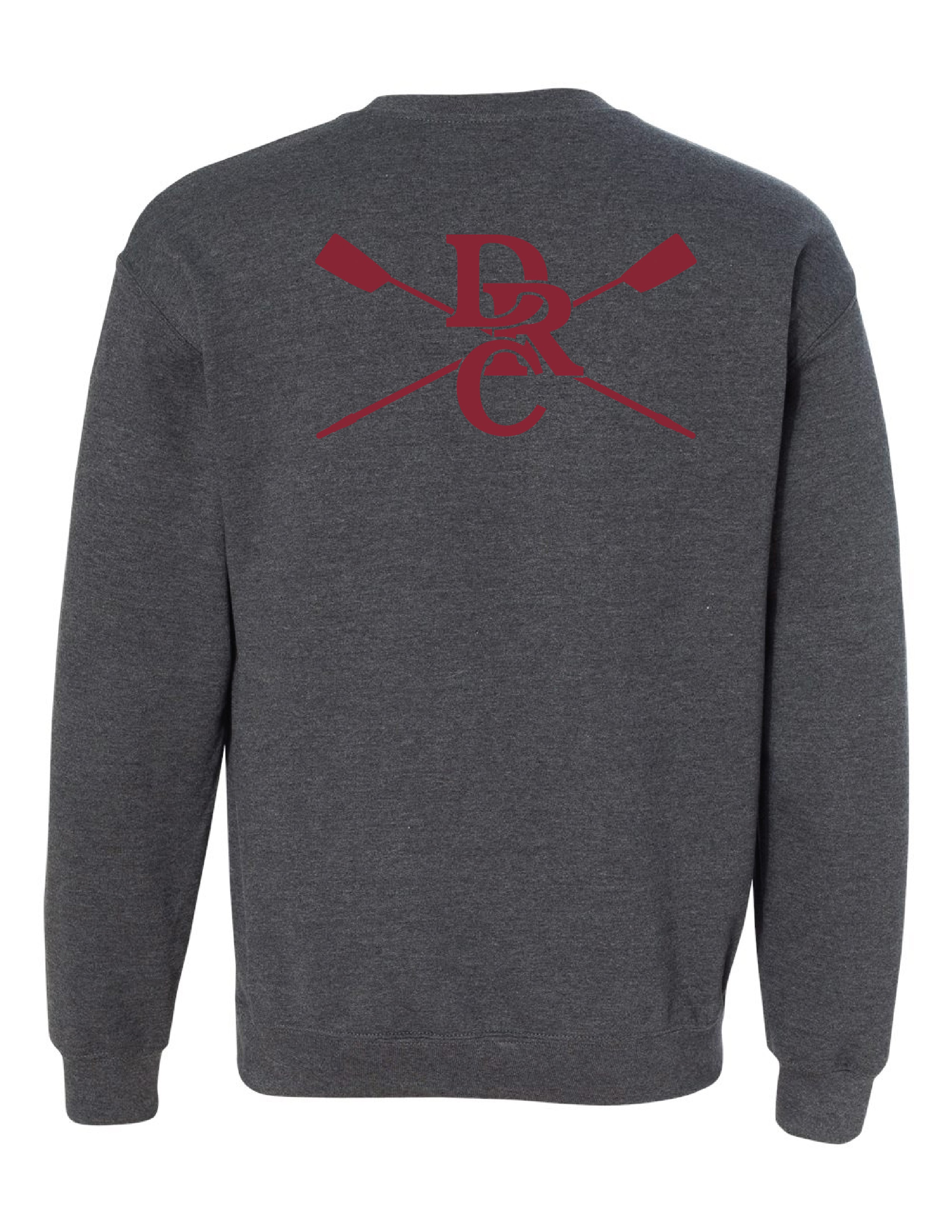 C) Gildan Unisex Heavy Blend™ Crewneck Sweatshirt - #18000, Dark Heather - (DRC)