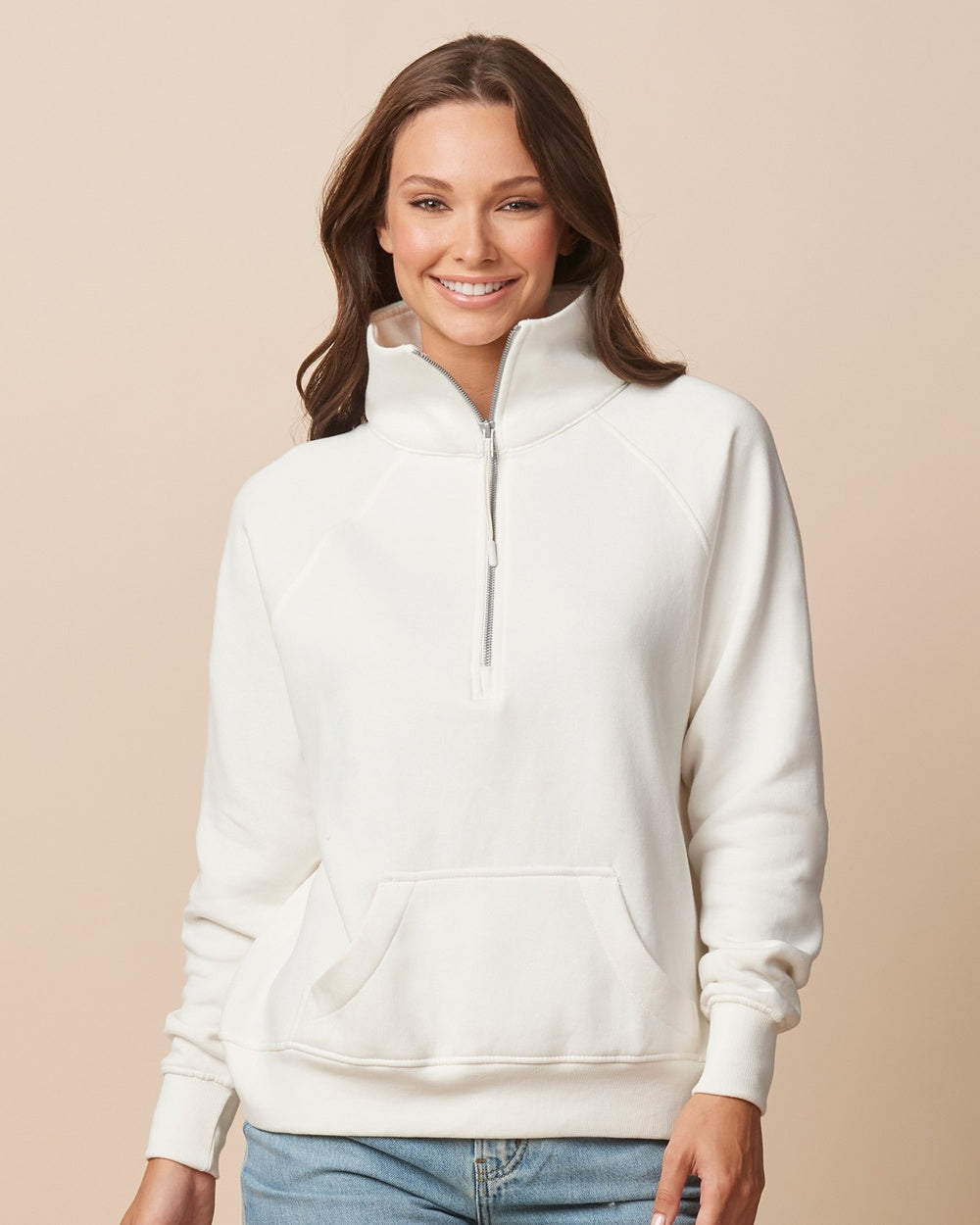 34) *** FRIDAY ONLY ITEM*** STYLE # 31179 ENZA LADIES BOXY HALF ZIP FLEECE
