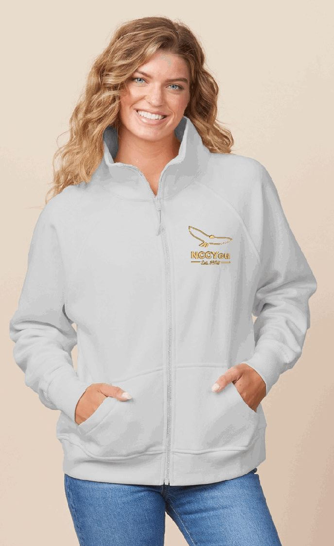 35) *** FRIDAY ONLY ITEM*** STYLE # 31579 ENZA LADIES BOXY FULL ZIP FLEECE