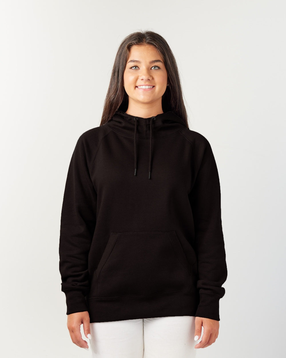 14) (A) STYLE # EZ429 ENZA LADIES SCUBA NECK PULLOVER HOOD