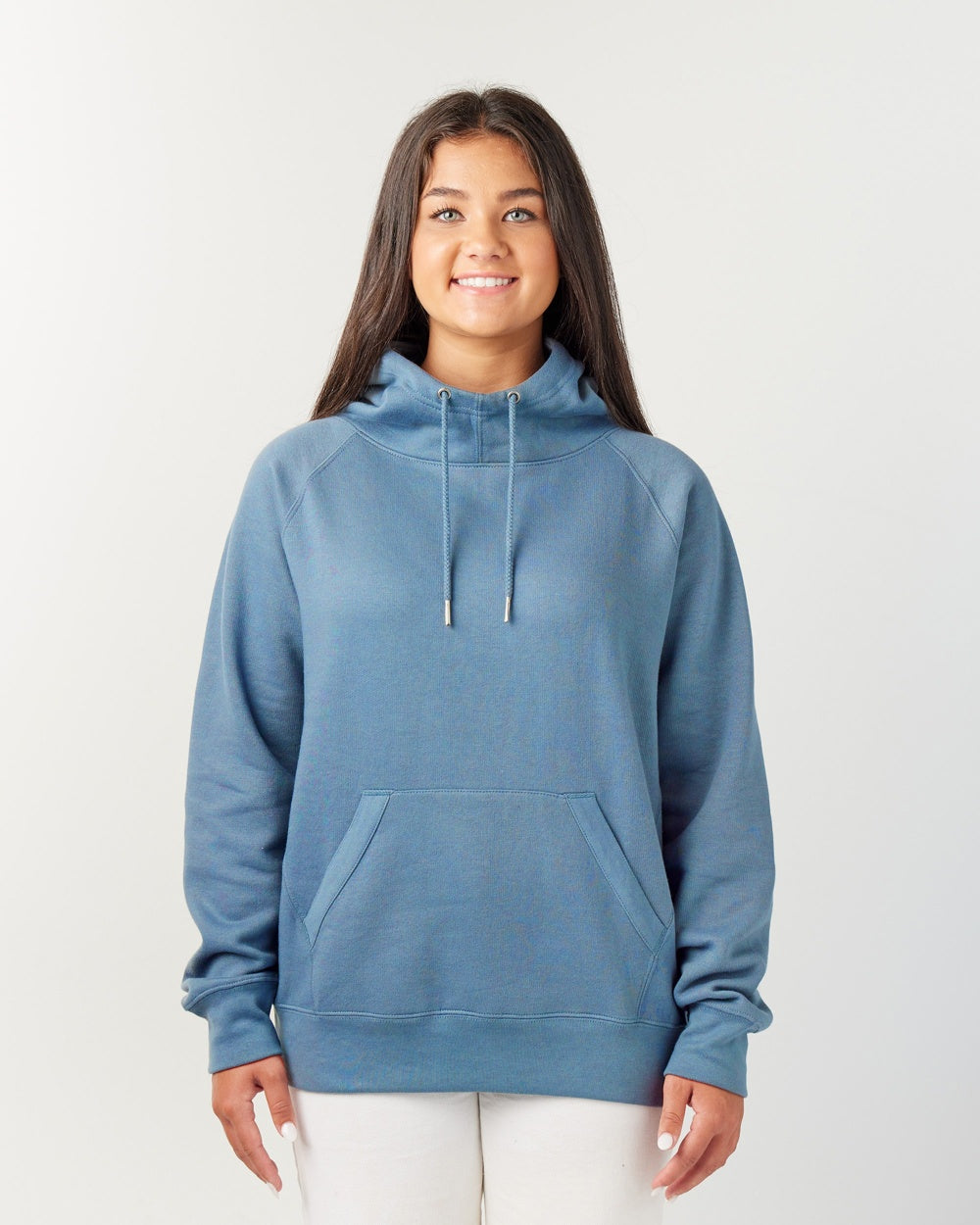 14) (A) STYLE # EZ429 ENZA LADIES SCUBA NECK PULLOVER HOOD