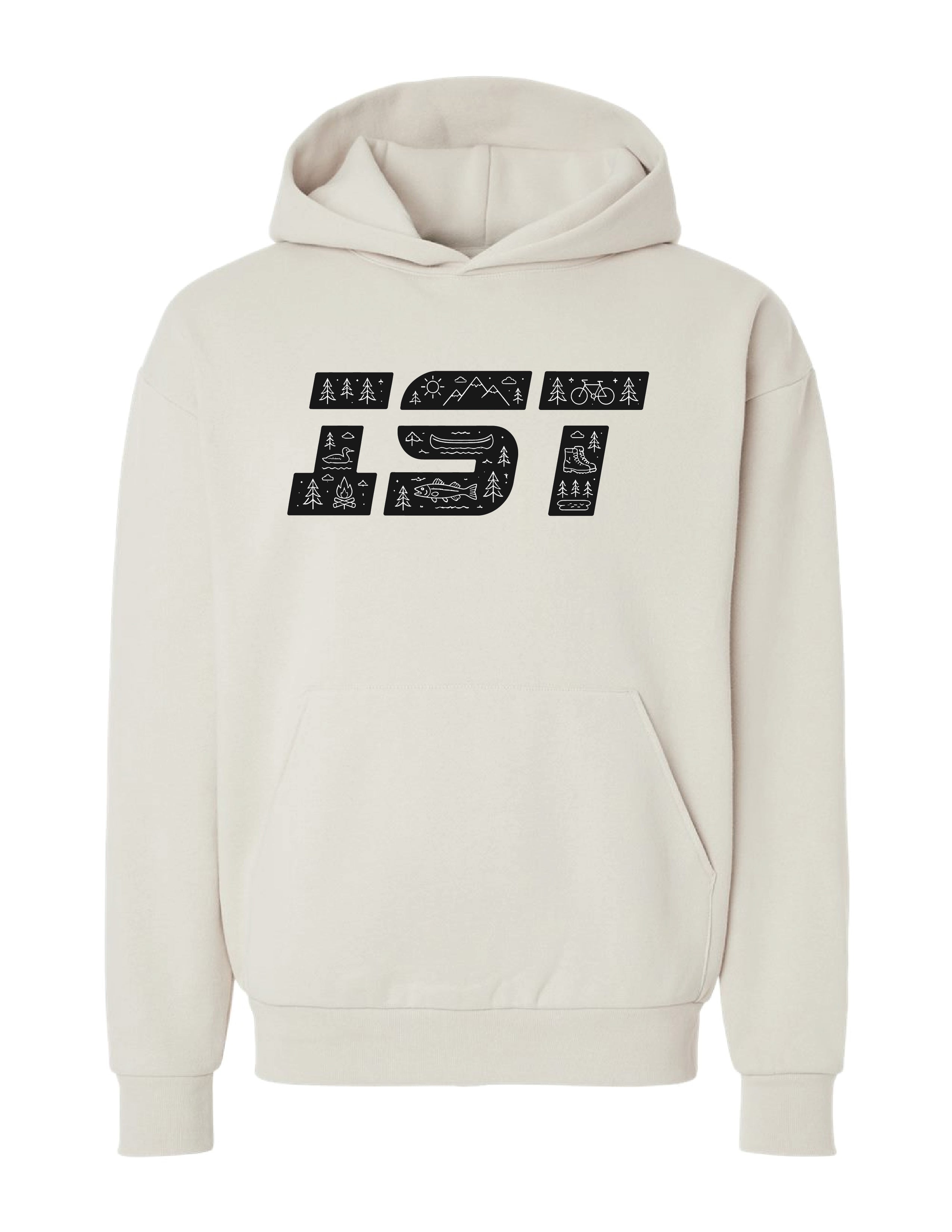 A1)  Independent Trading Co. Unisex Mainstreet Heavyweight Hooded Sweatshirt - IND420XD - IST