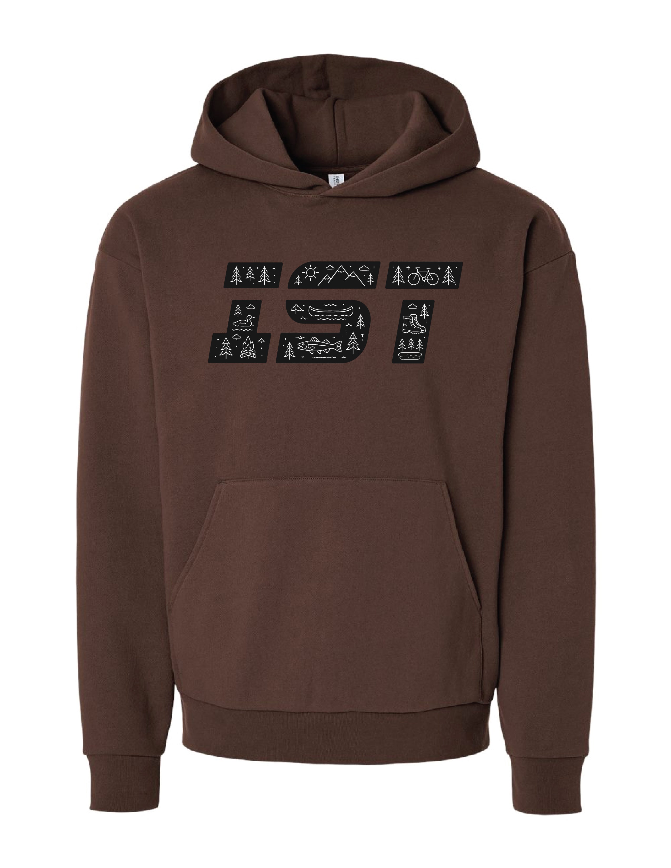A1)  Independent Trading Co. Unisex Mainstreet Heavyweight Hooded Sweatshirt - IND420XD - IST