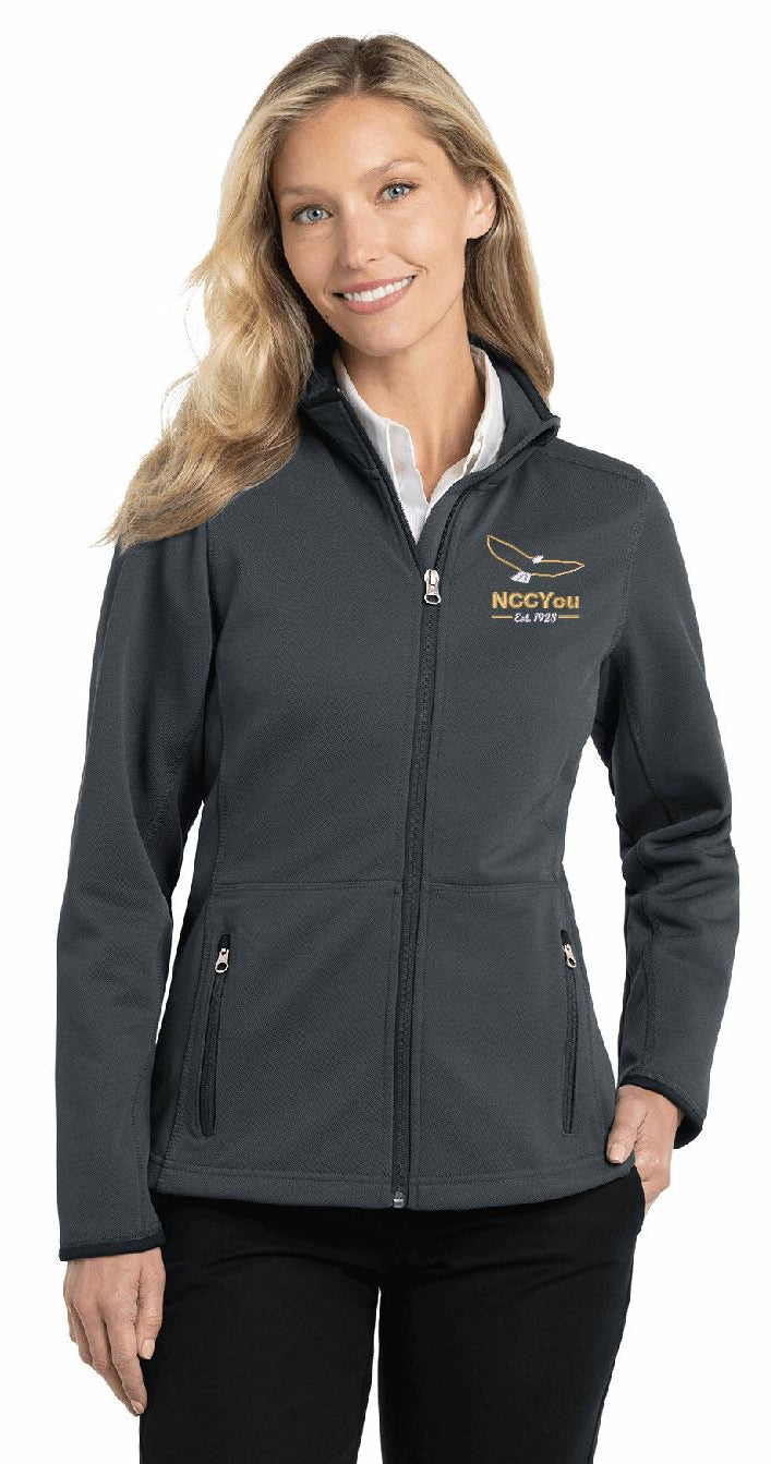 27) STYLE # L222 LADIES PIQUE FLEECE JACKET